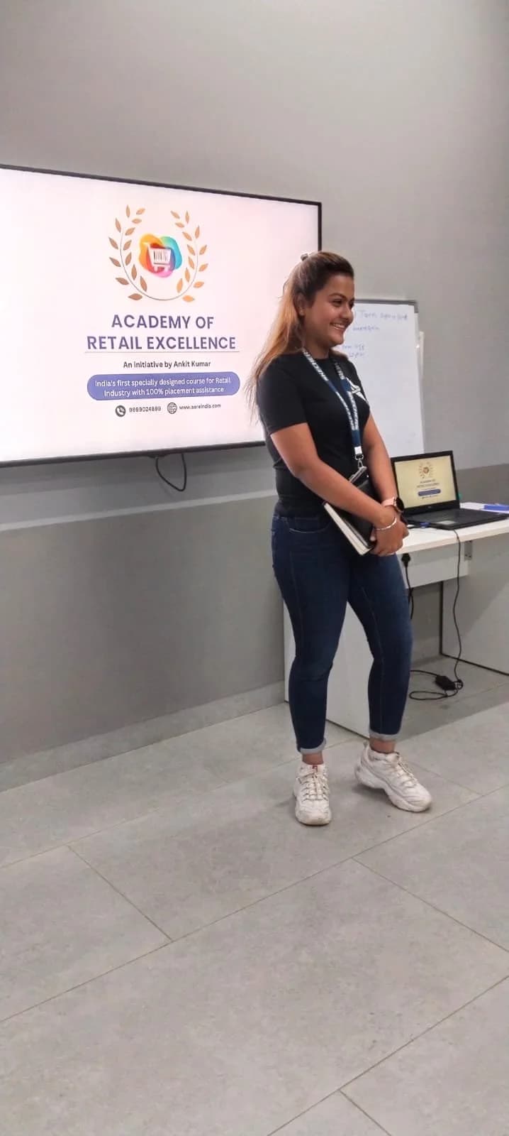 An Academy of Retail Excellence training room in use