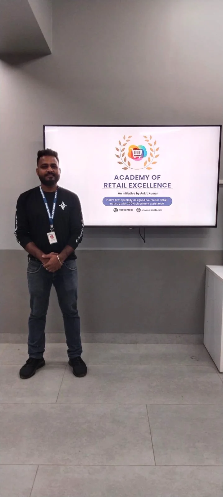 An Academy of Retail Excellence training room in use