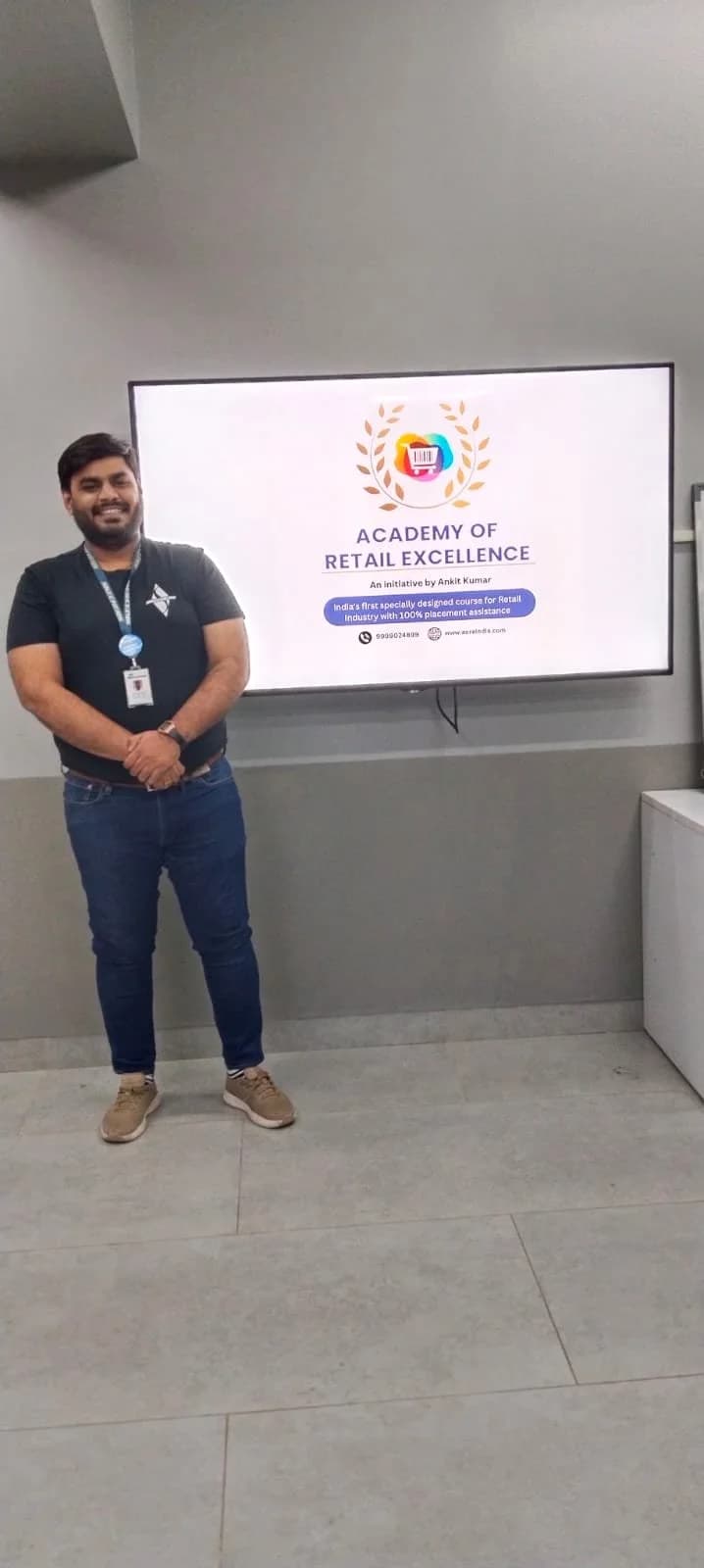 An Academy of Retail Excellence training room in use