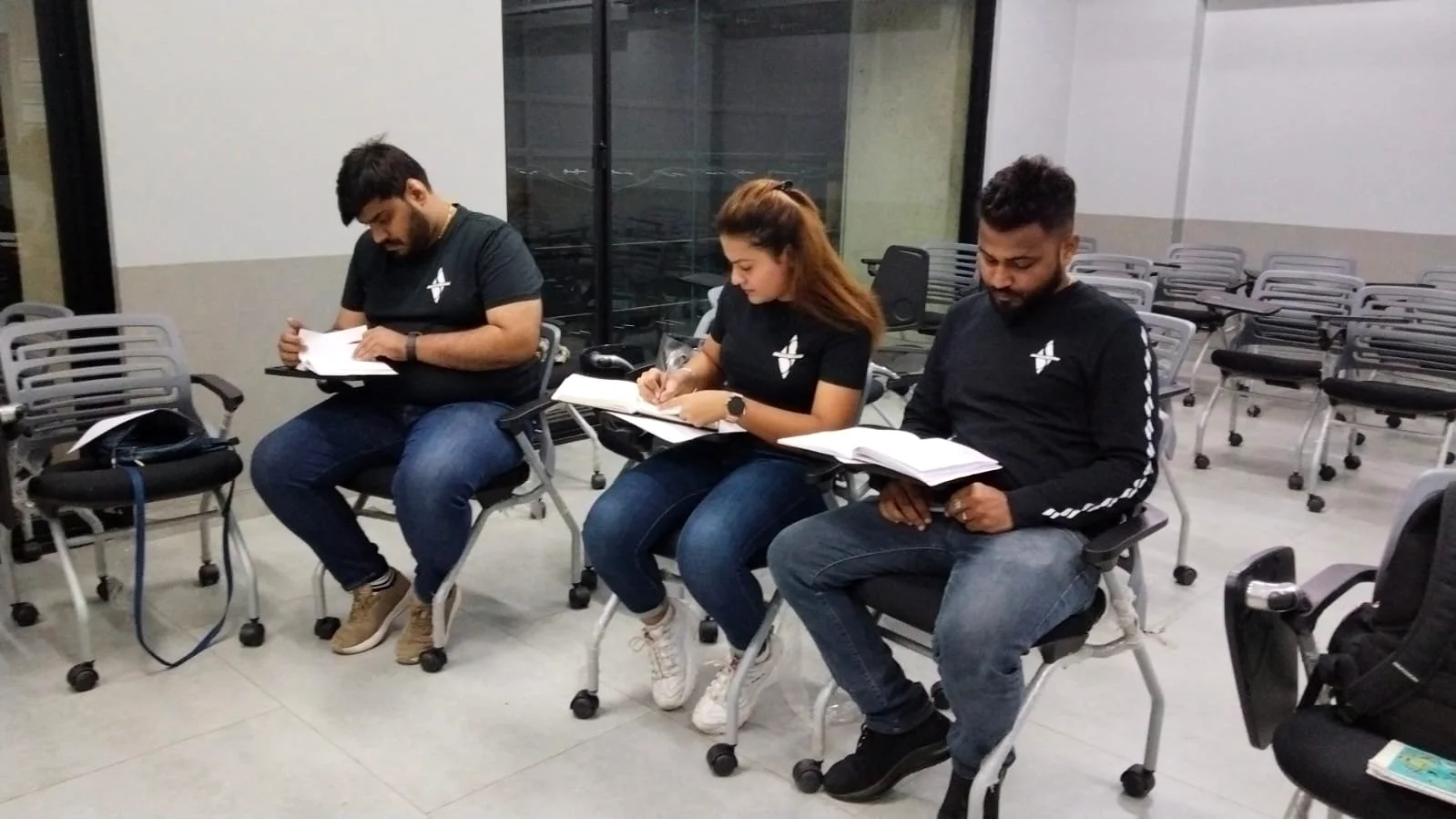 An Academy of Retail Excellence training room in use